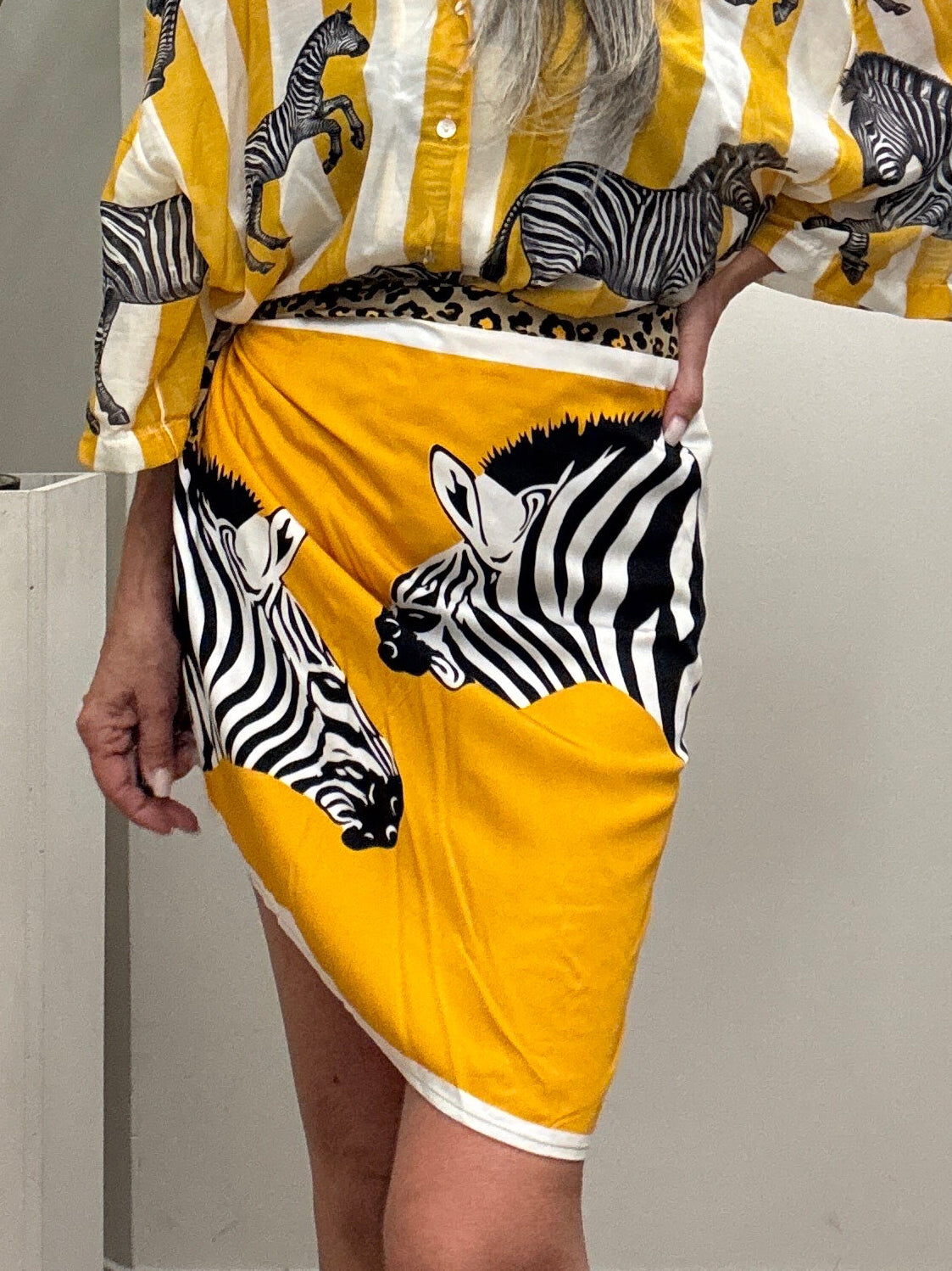 Gonna pareo corta zebra 39926 Tensione In