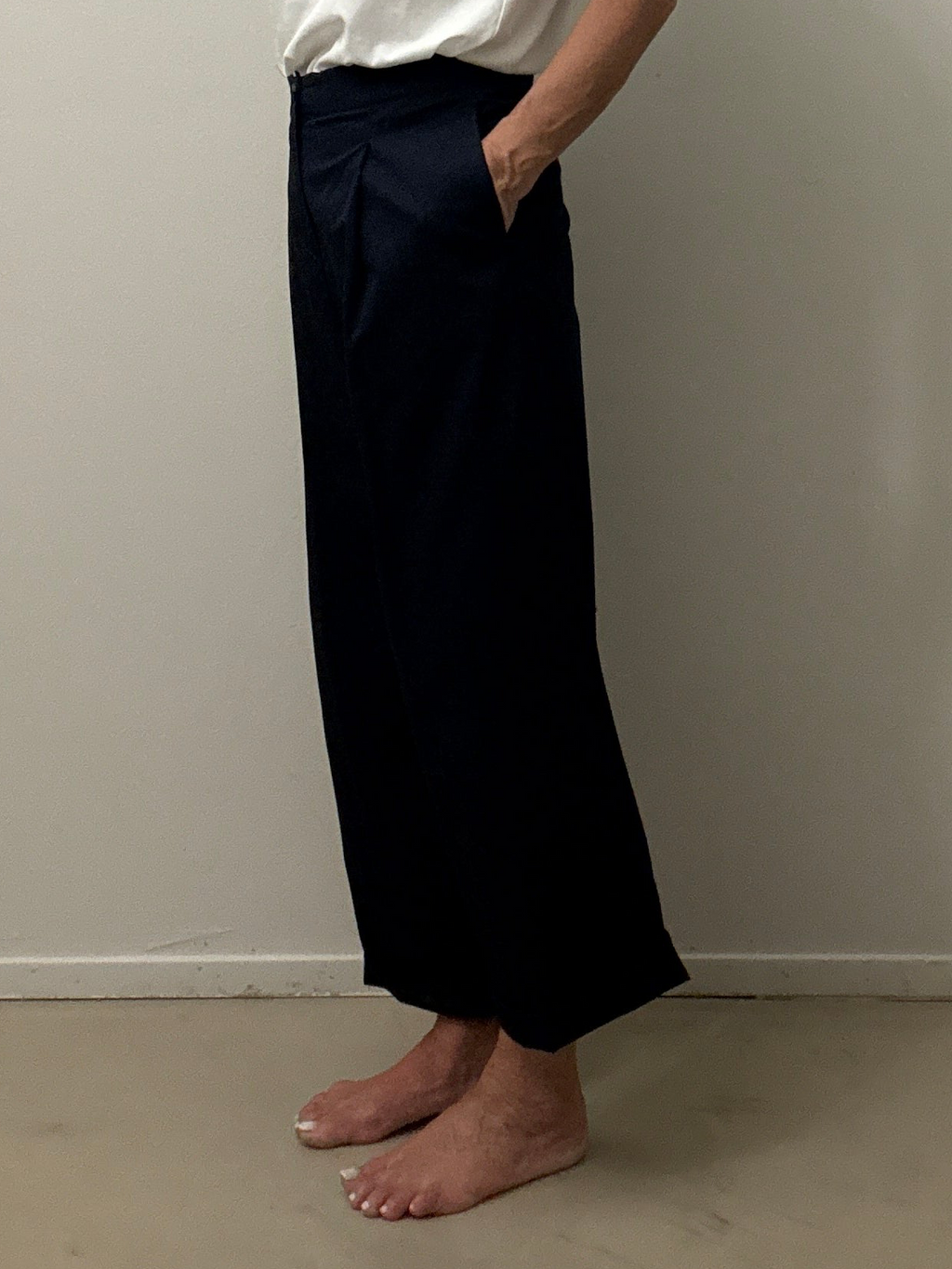 PANTALONE COTONE TENSIONE IN