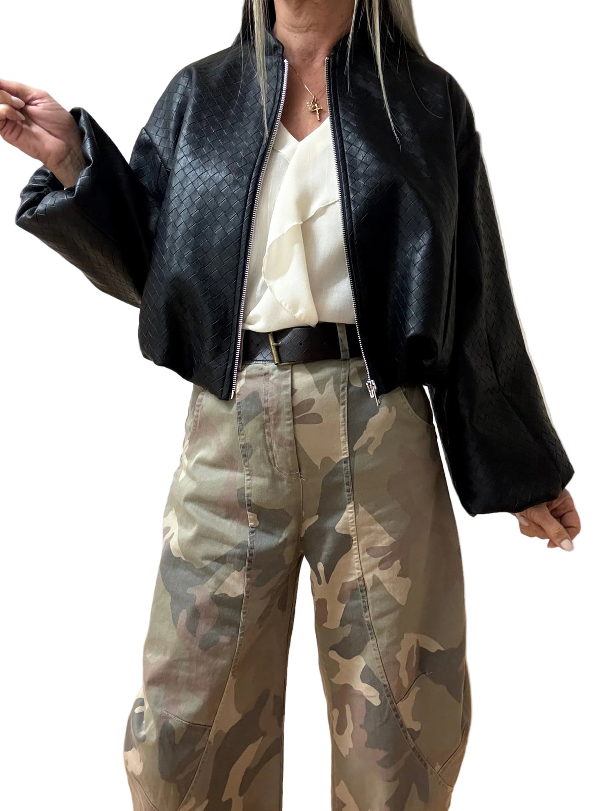 BOMBER INTRECCIATO IMPERIAL