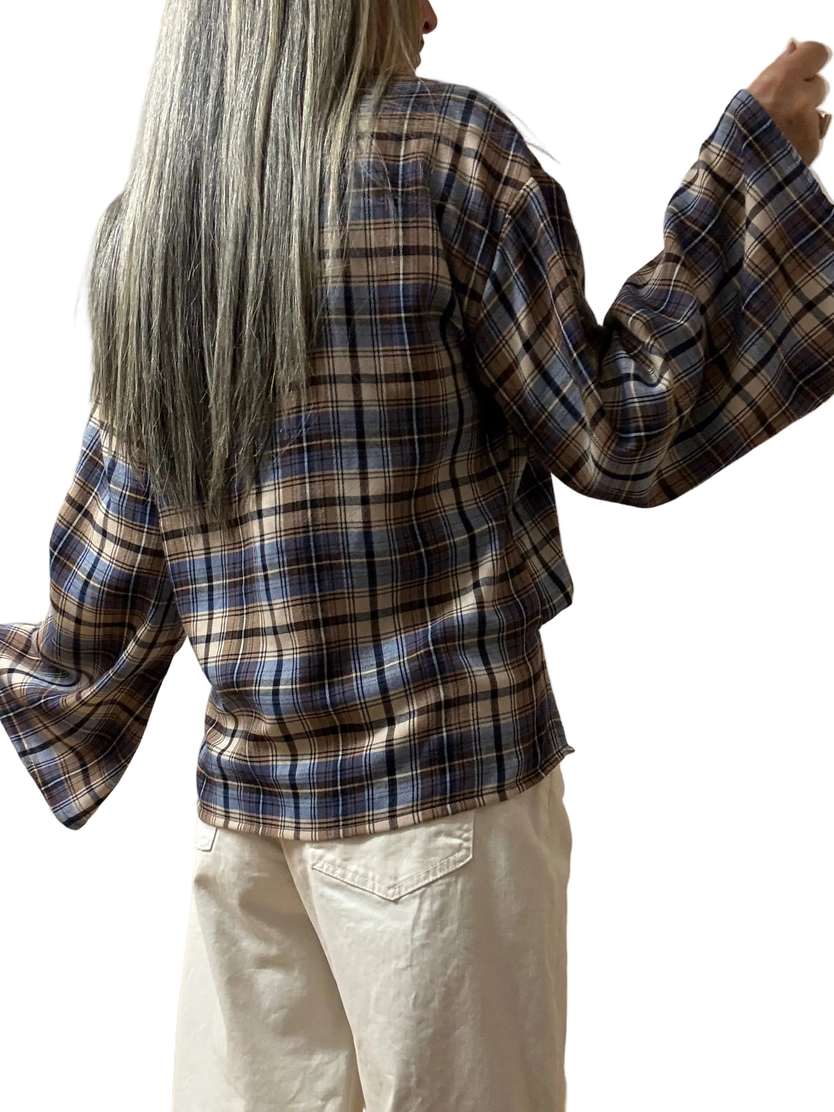 BLUSA TARTAN 879 TENSIONE IN