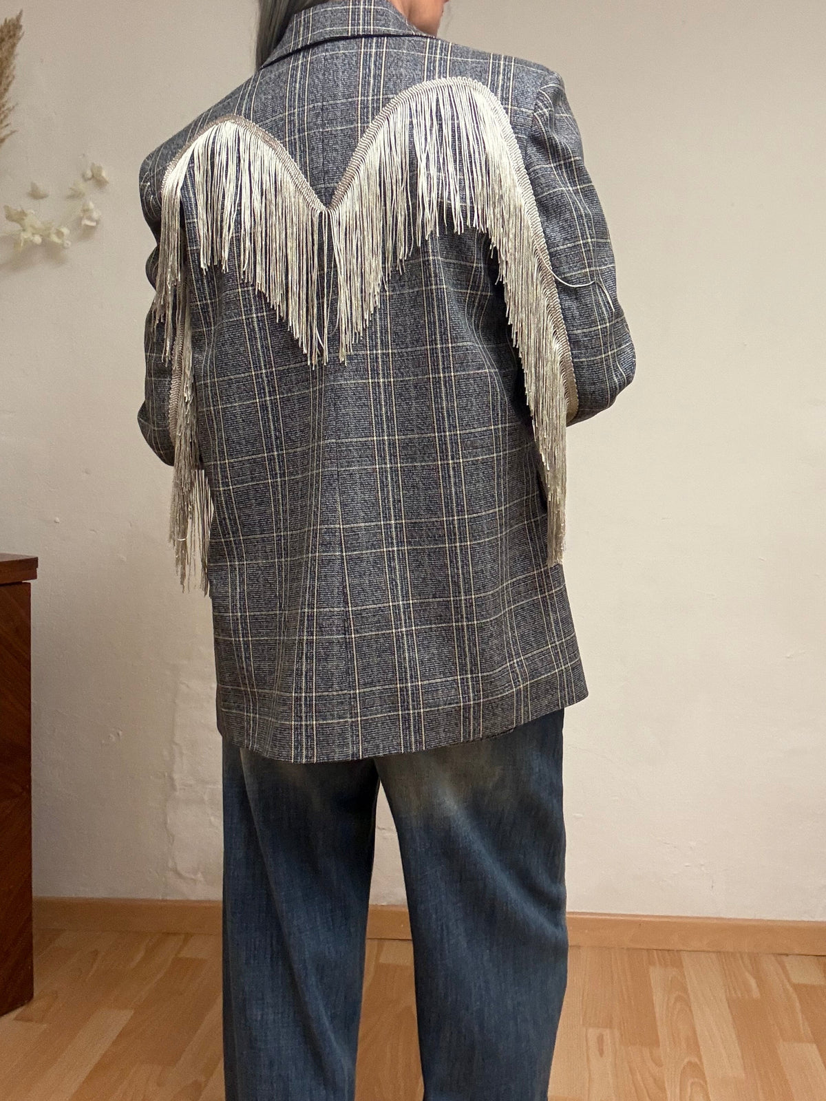 GIACCA GALLES CON FRANGE 6148