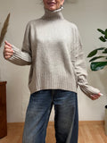 MAGLIA OVER COLLO ALTO VICOLO 7070