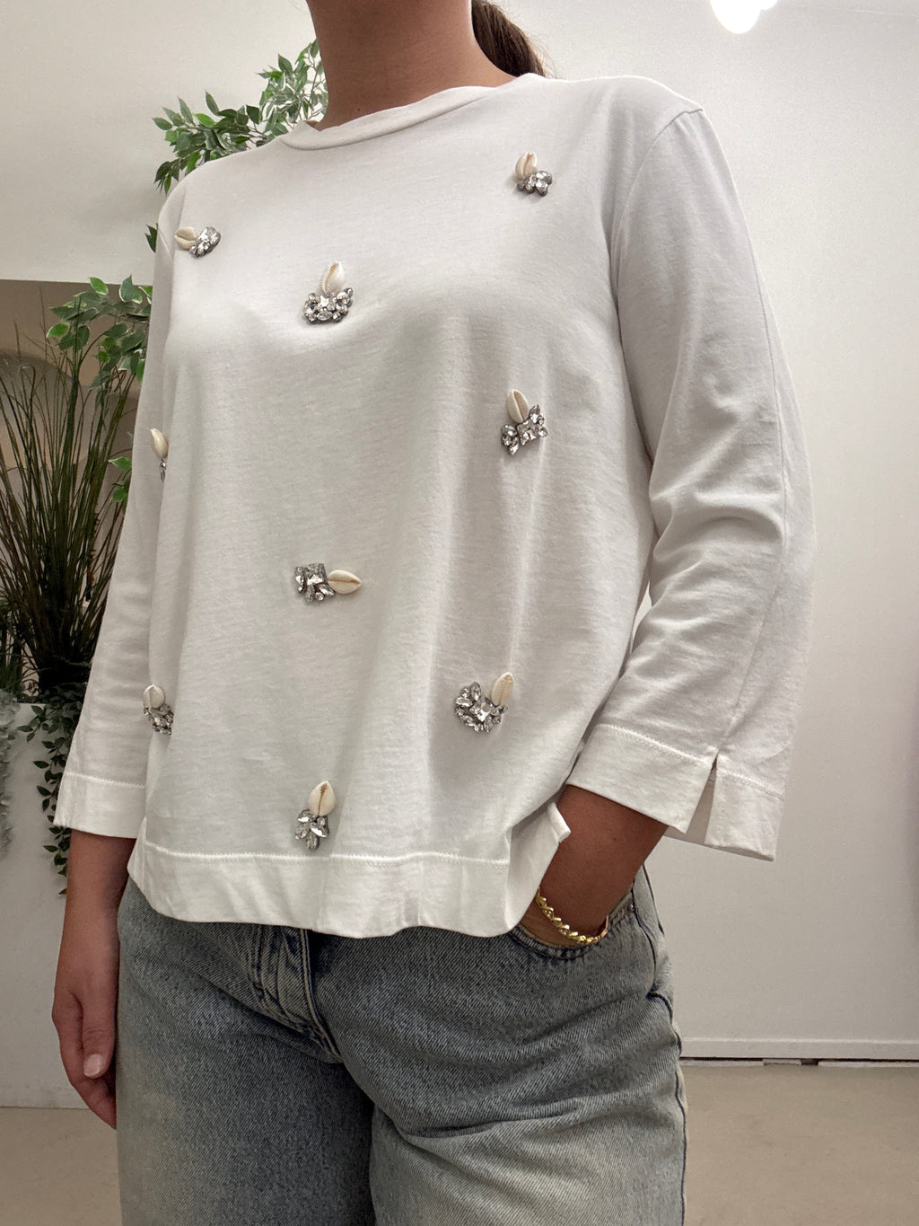 T-shirt castoni Tensione in