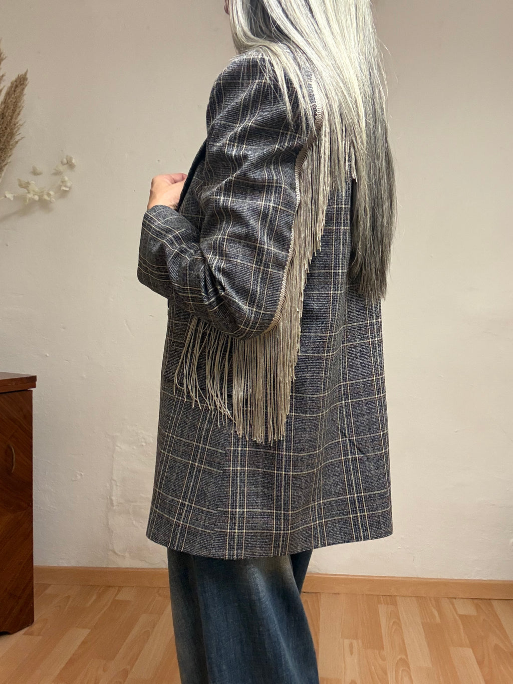 GIACCA GALLES CON FRANGE 6148
