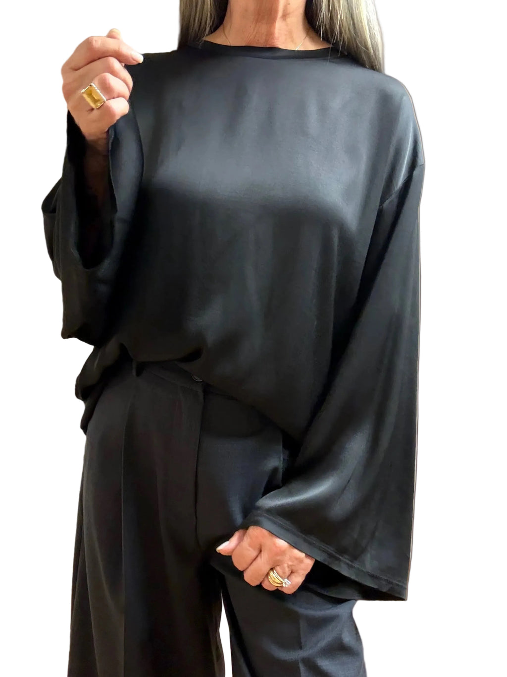 BLUSA MANICA IMBUTO B97Q TENSIONE IN