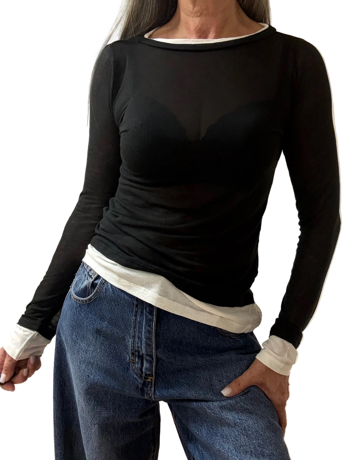T-SHIRT CACHEMIRE 7061 TENSIONE IN