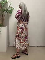Gonna lunga foulard cavalluccio 260535 Tensione In