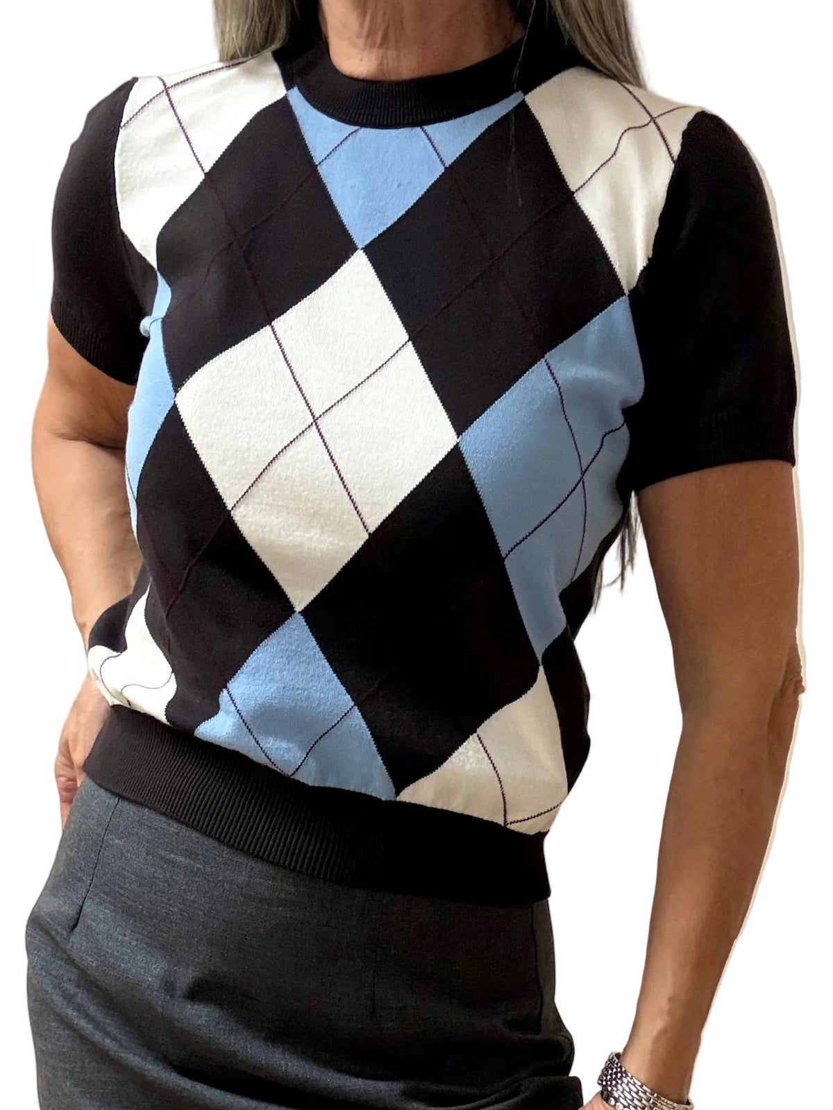 MAGLIA ARGYLE A418 TENSIONE IN