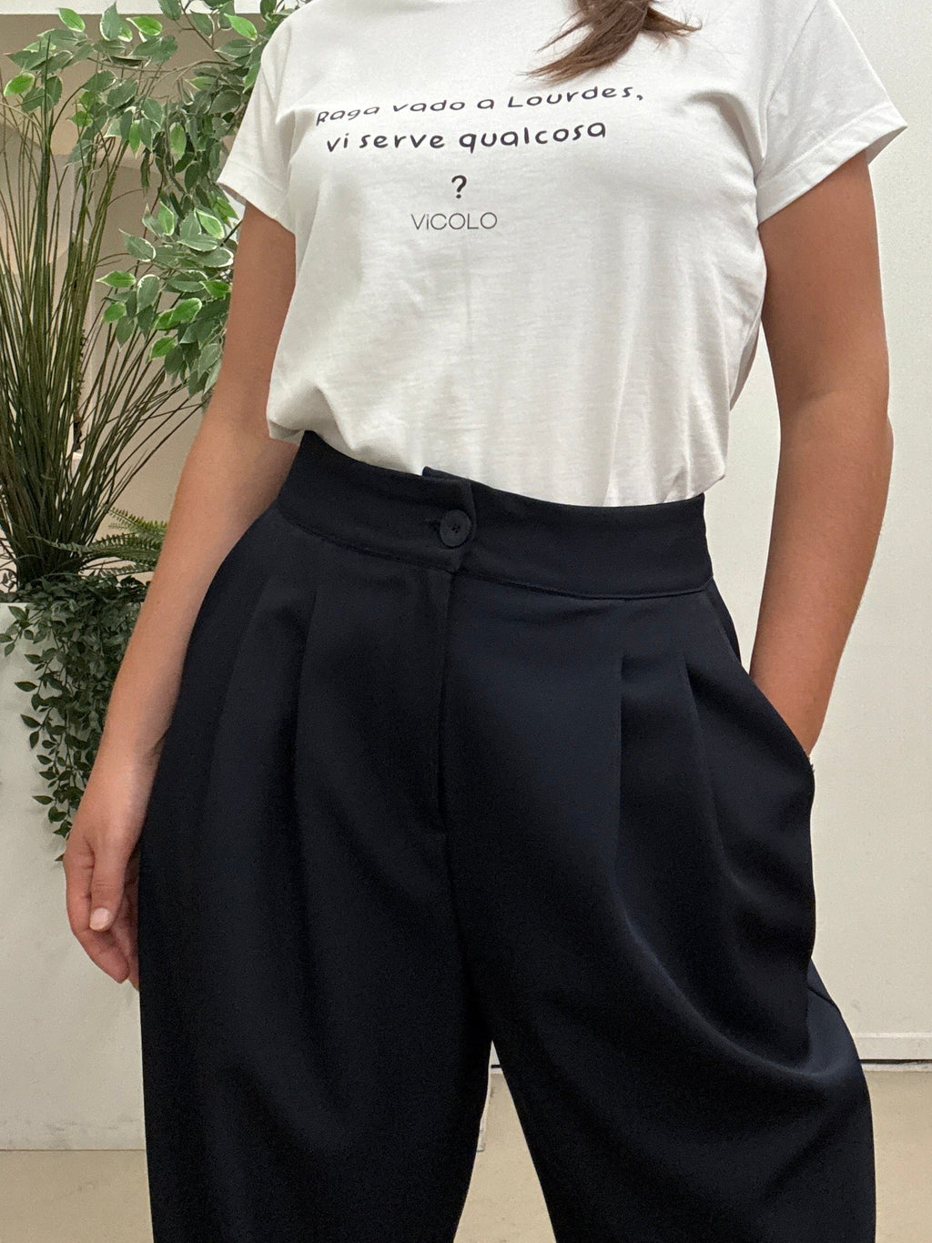 Pantalone in cady Vicolo
