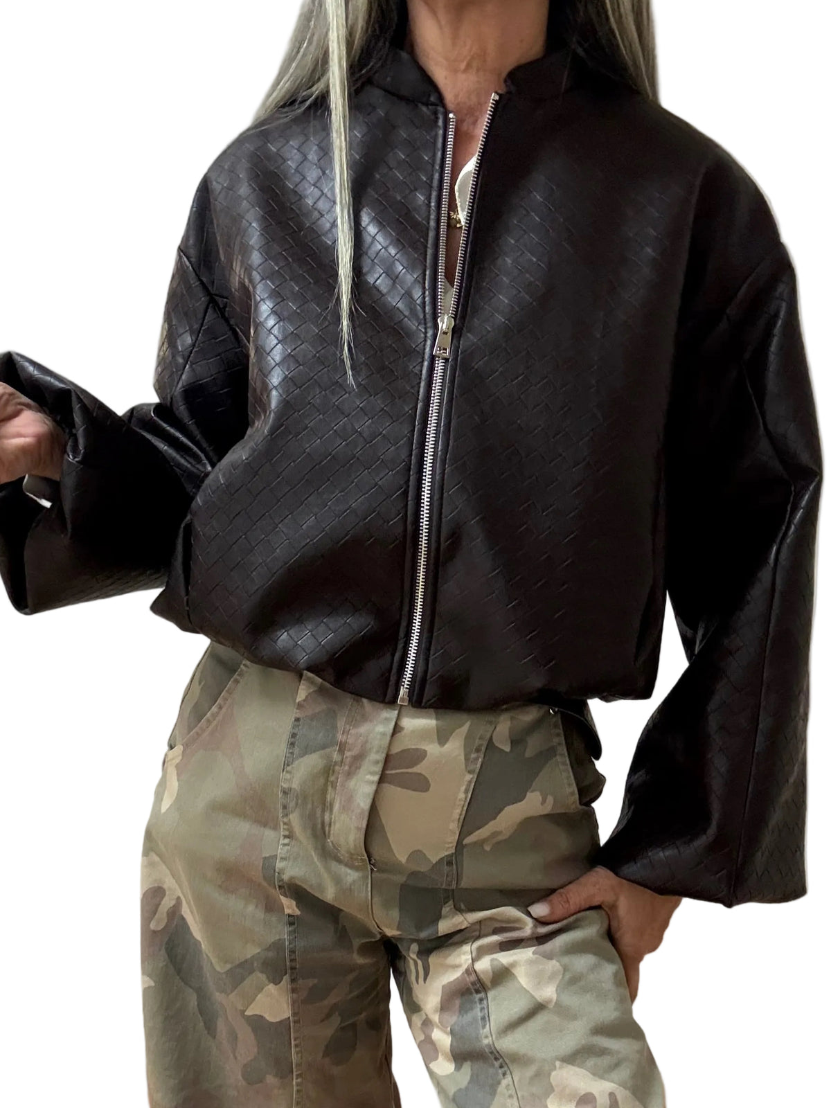 BOMBER INTRECCIATO IMPERIAL
