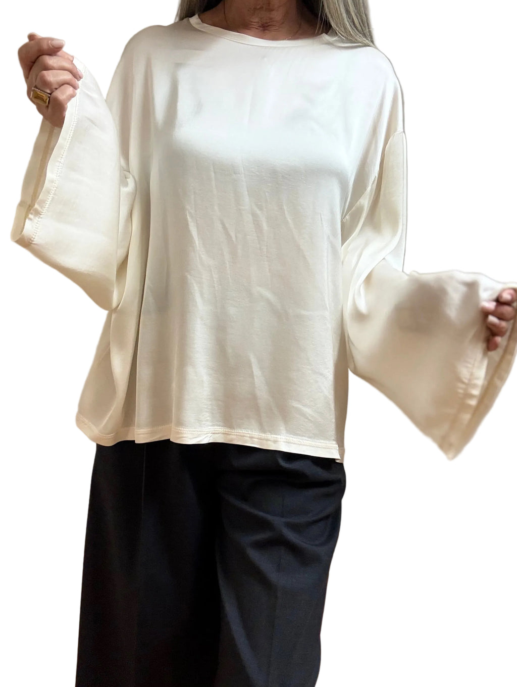 BLUSA MANICA IMBUTO B97Q TENSIONE IN