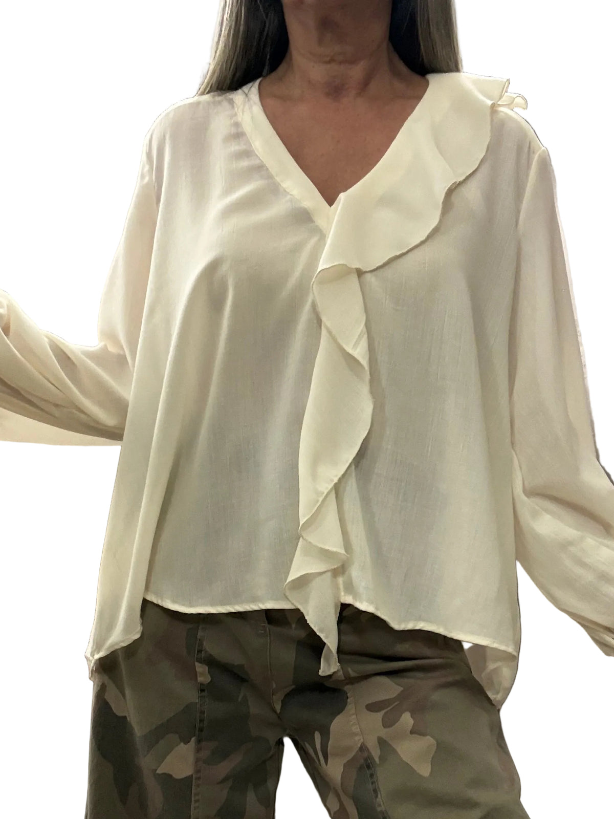 CAMICIA ROUCHES PLEASE