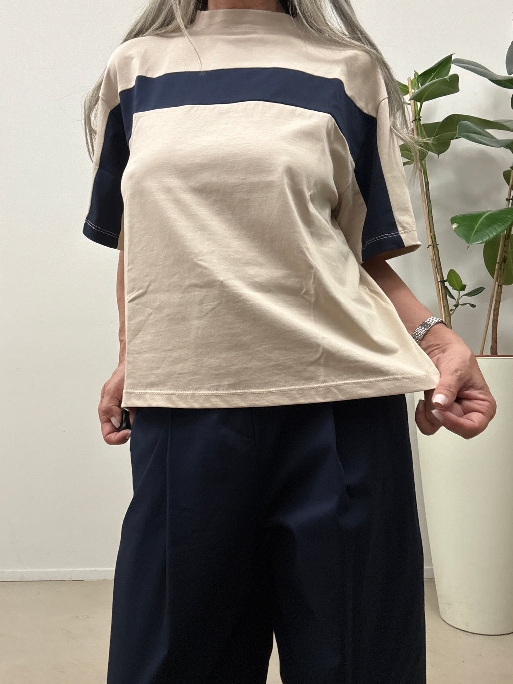 T-shirt over tensione in