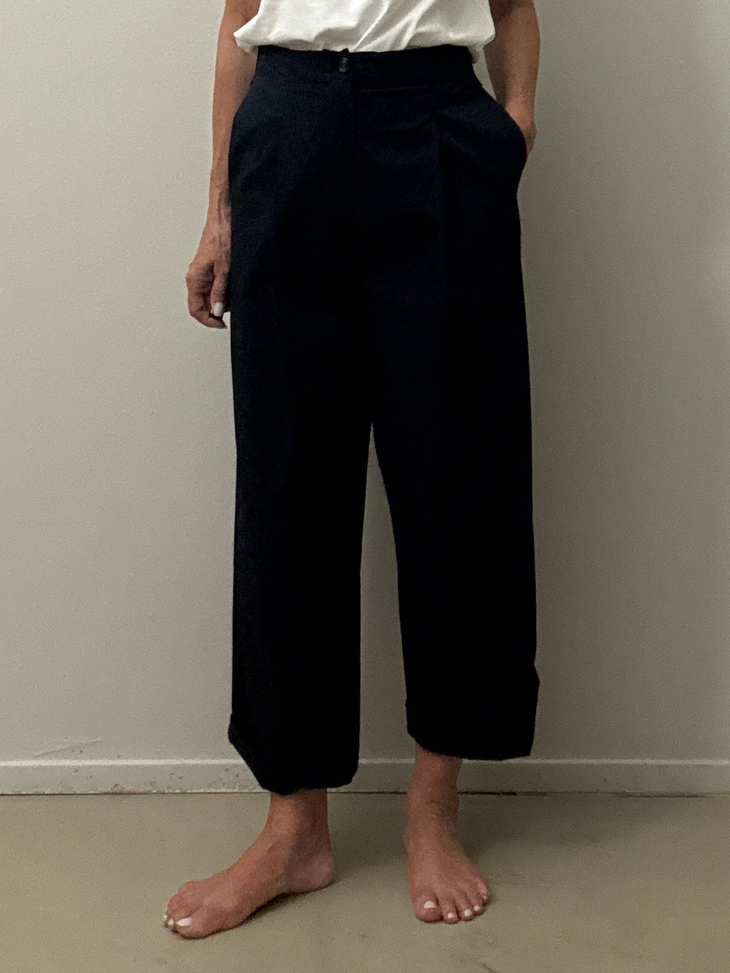 PANTALONE COTONE TENSIONE IN