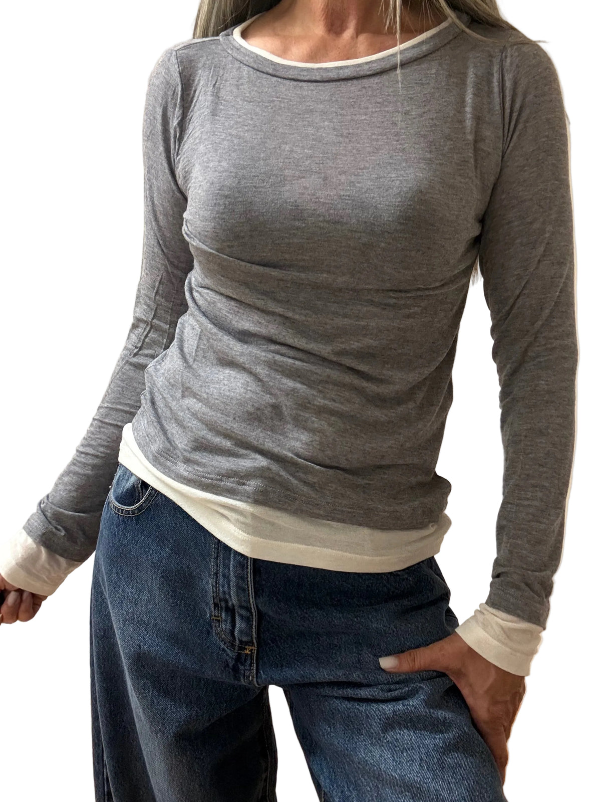 T-SHIRT CACHEMIRE 7061 TENSIONE IN