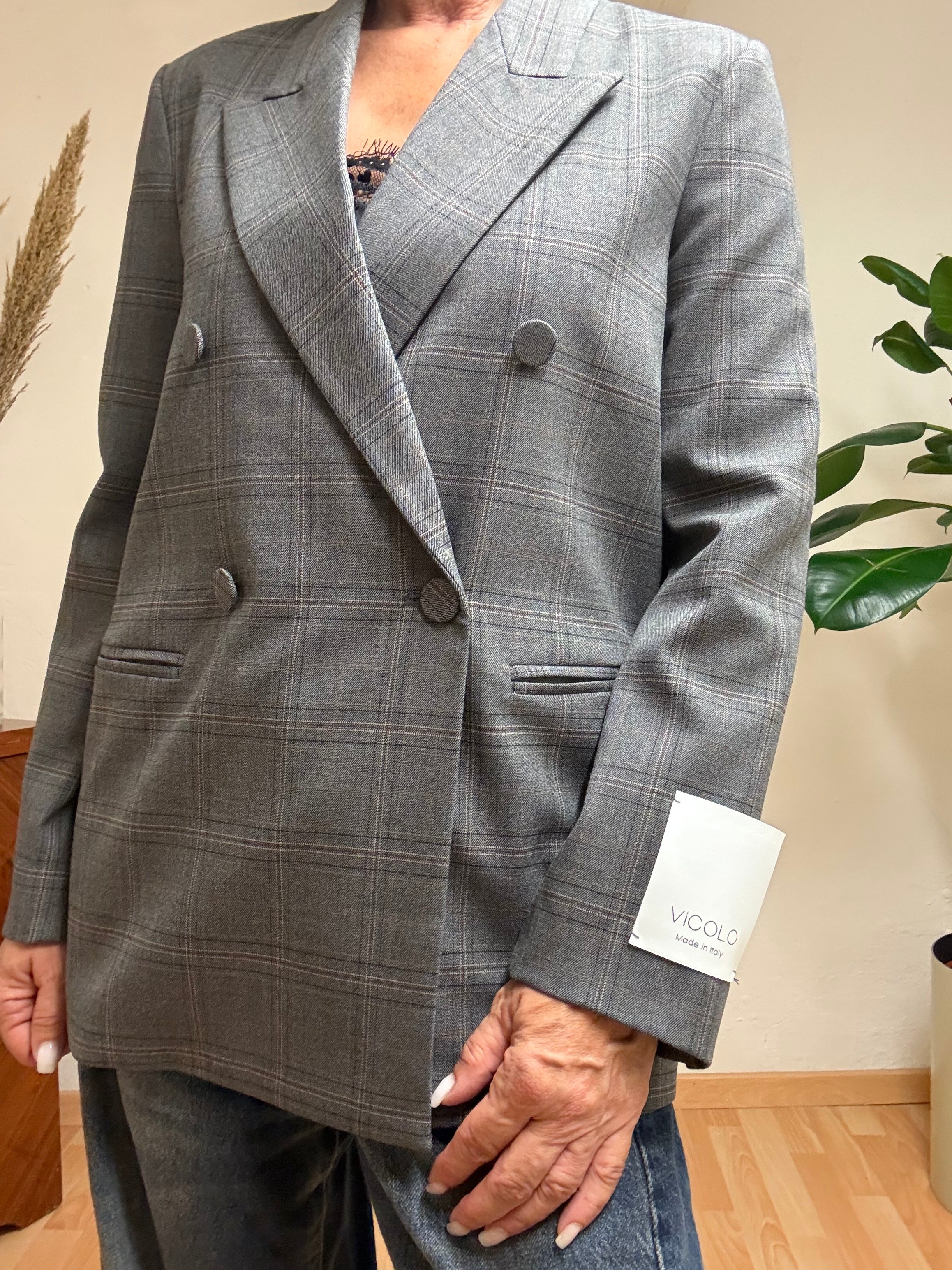 GIACCA CHECK 0422 VICOLO