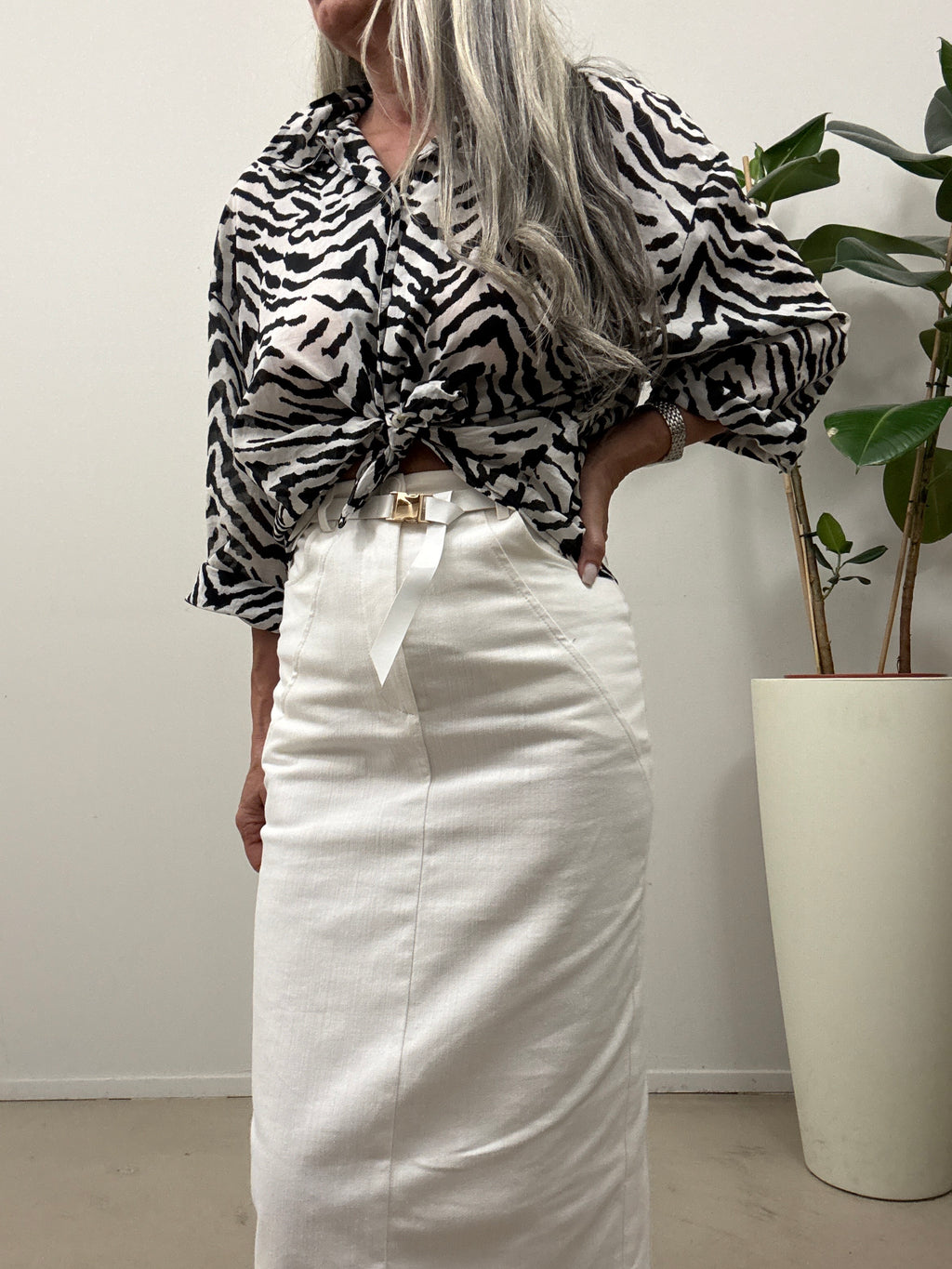 Camicia zebrata Tensione In