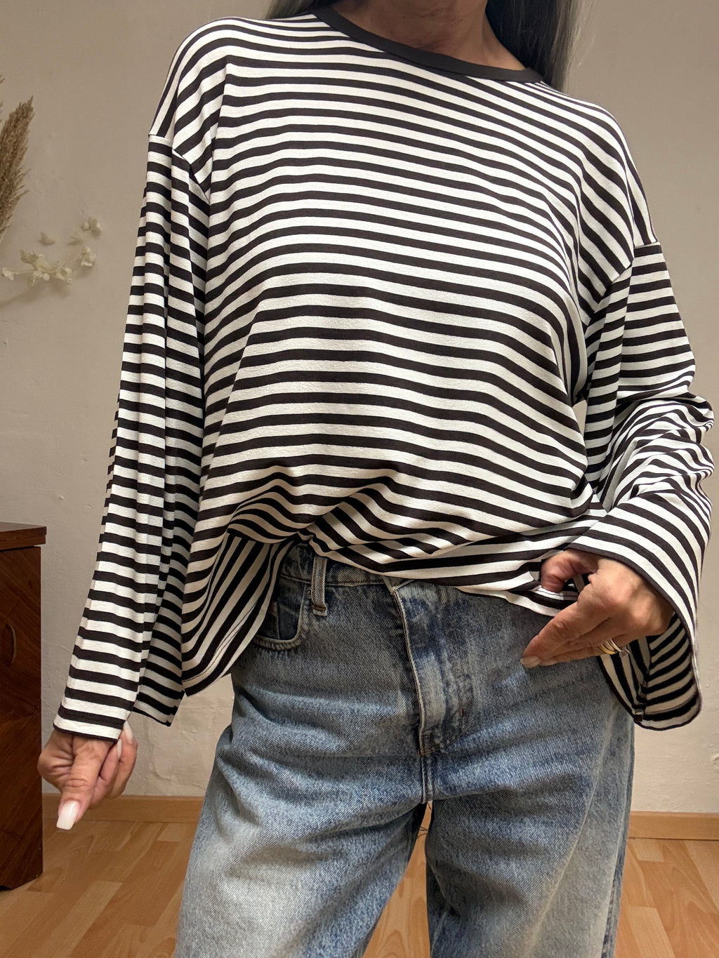 T-SHIRT, RIGHE MANICA A TUBO 0140 VICOLO