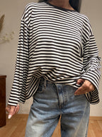 T-SHIRT, RIGHE MANICA A TUBO 0140 VICOLO