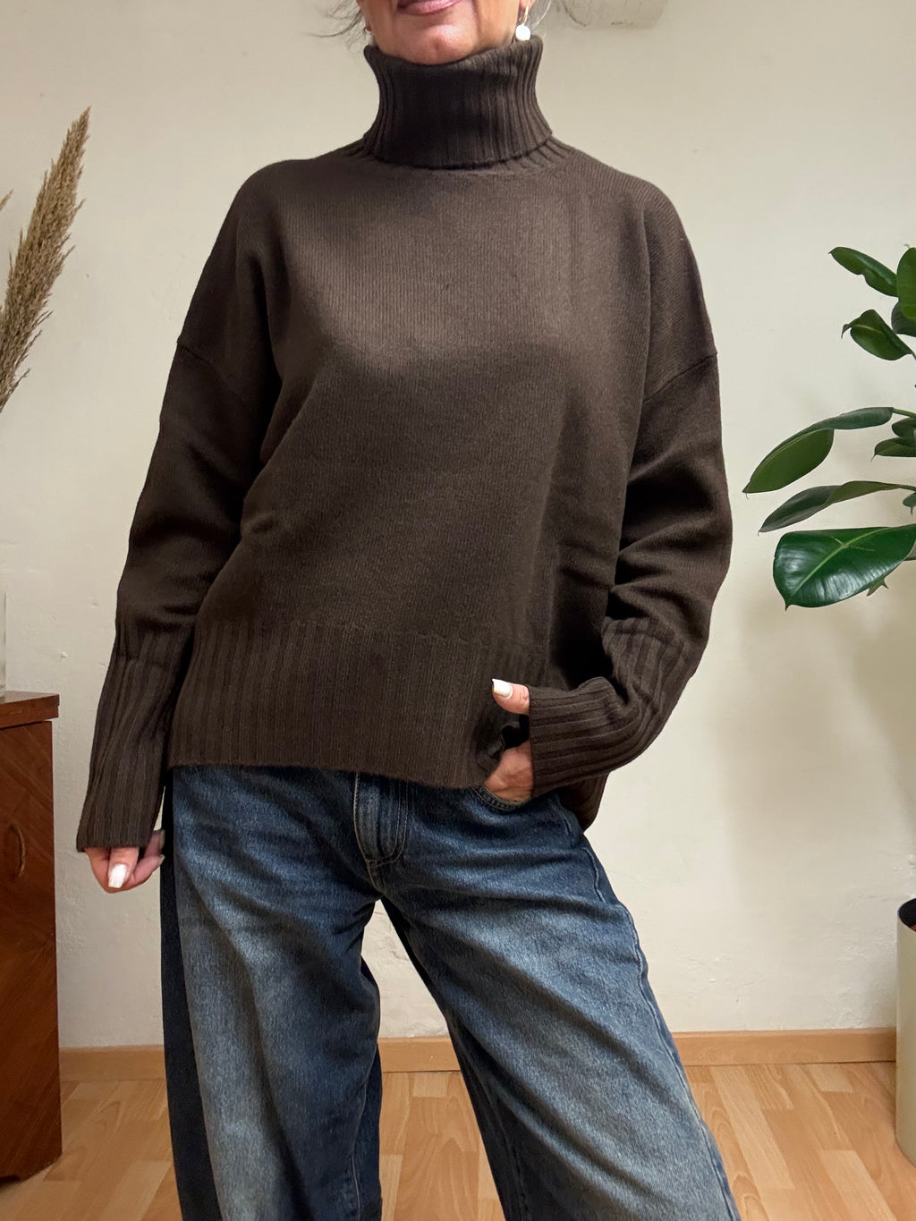 MAGLIA OVER COLLO ALTO VICOLO 7070