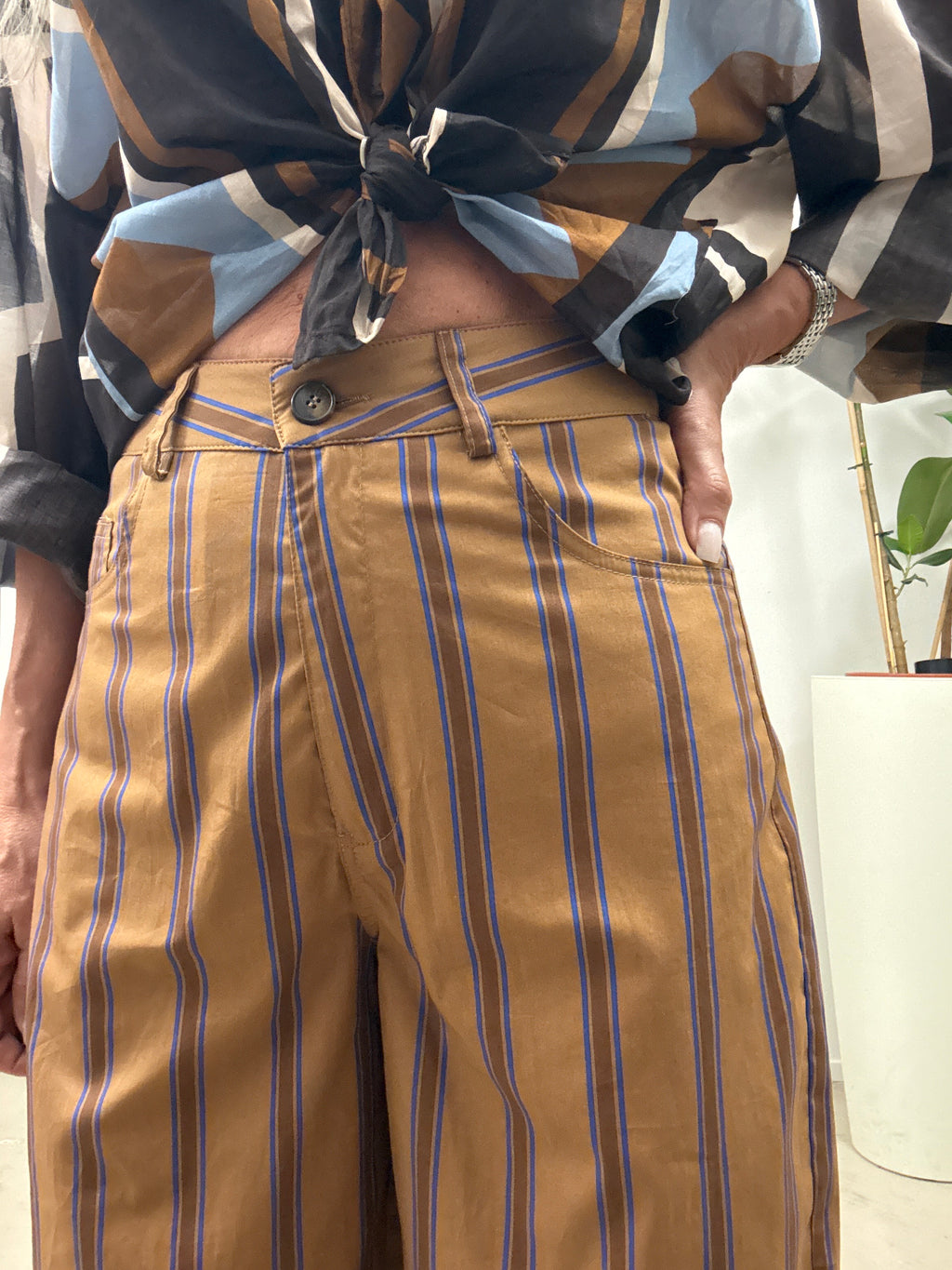 39499 Pantalone balloon riga Tensione In
