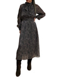 ABITO LUNGO IN CHIFFON 10303 ECO