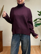 MAGLIA OVER COLLO ALTO VICOLO 7070