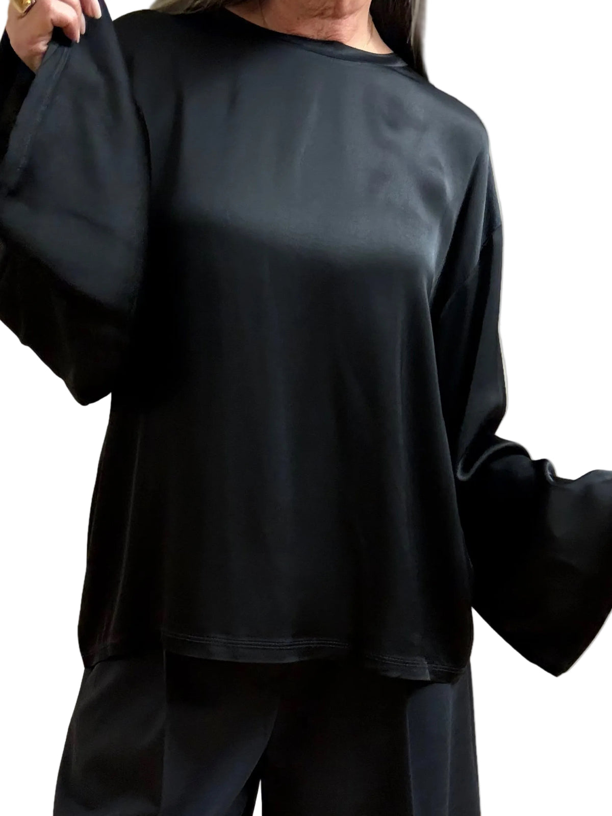 BLUSA MANICA IMBUTO B97Q TENSIONE IN