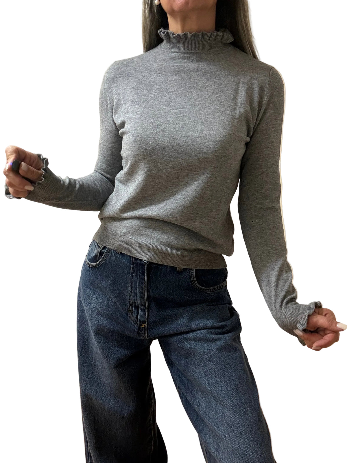 MAGLIA CON ROUCHES R086 HAVEONE