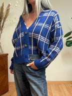 CARDIGAN TARTAN HAVEONE R024