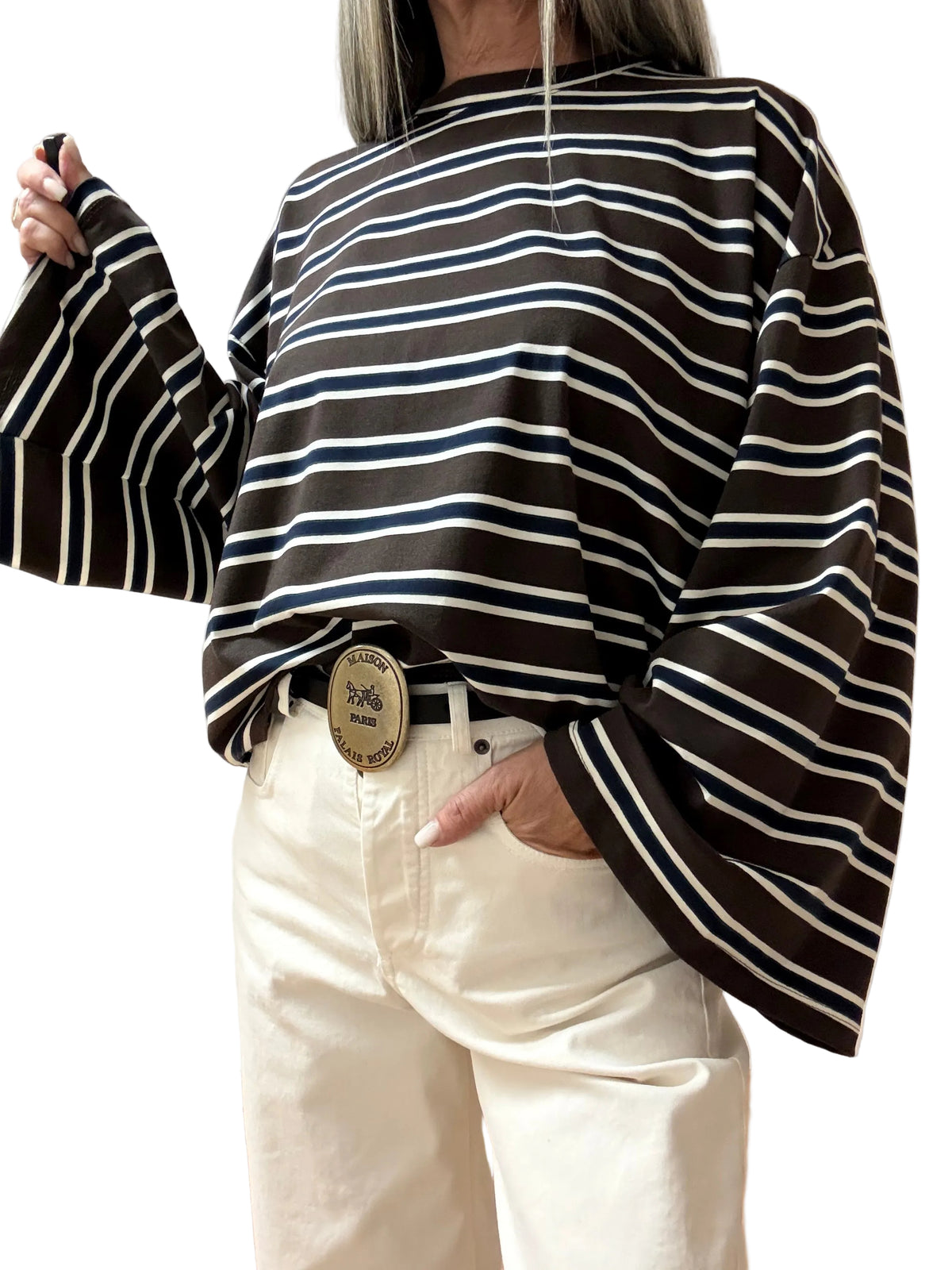 T-SHIRT RIGHE 0189 VICOLO