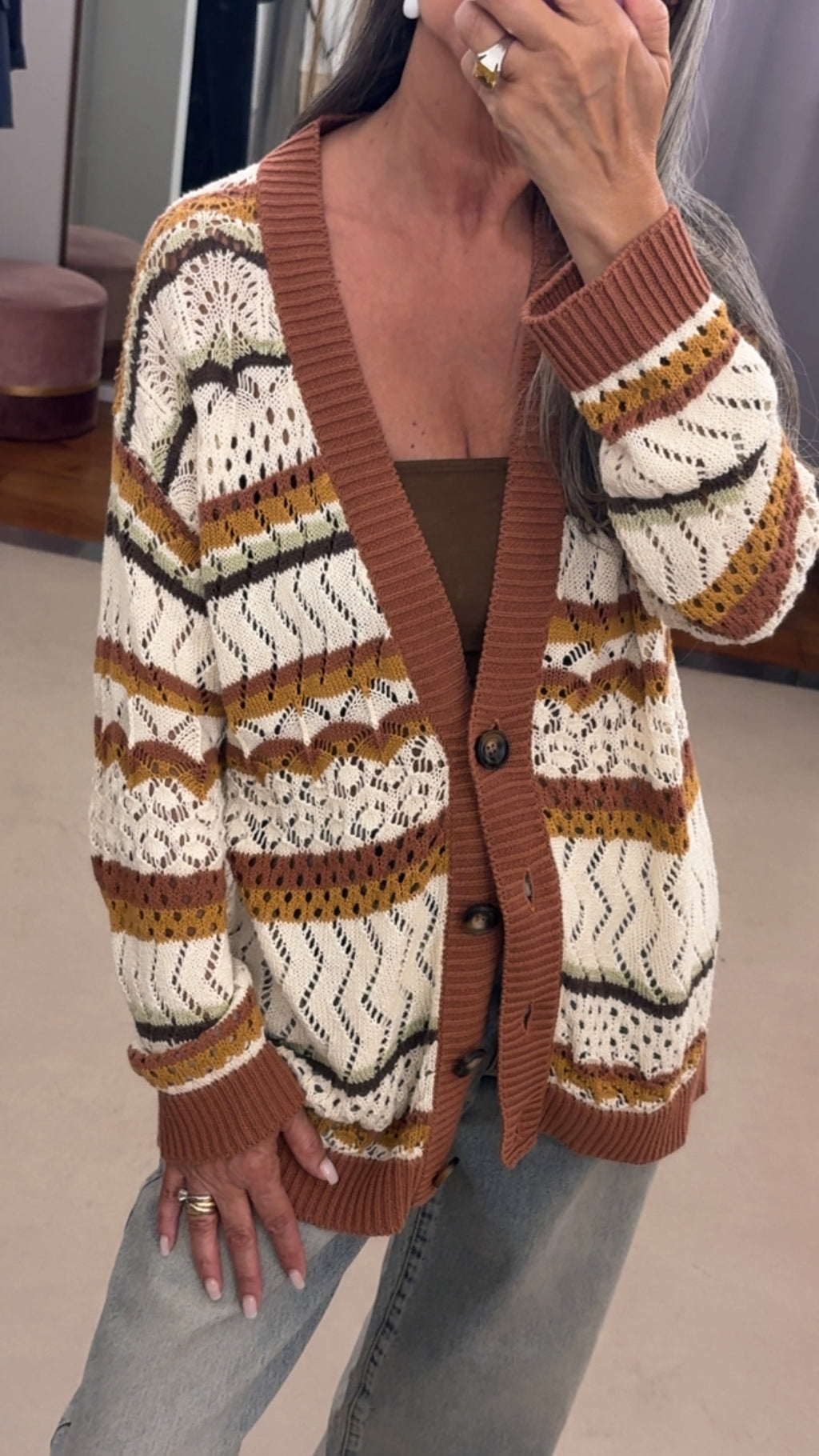 Cardigan Imperial multicolore