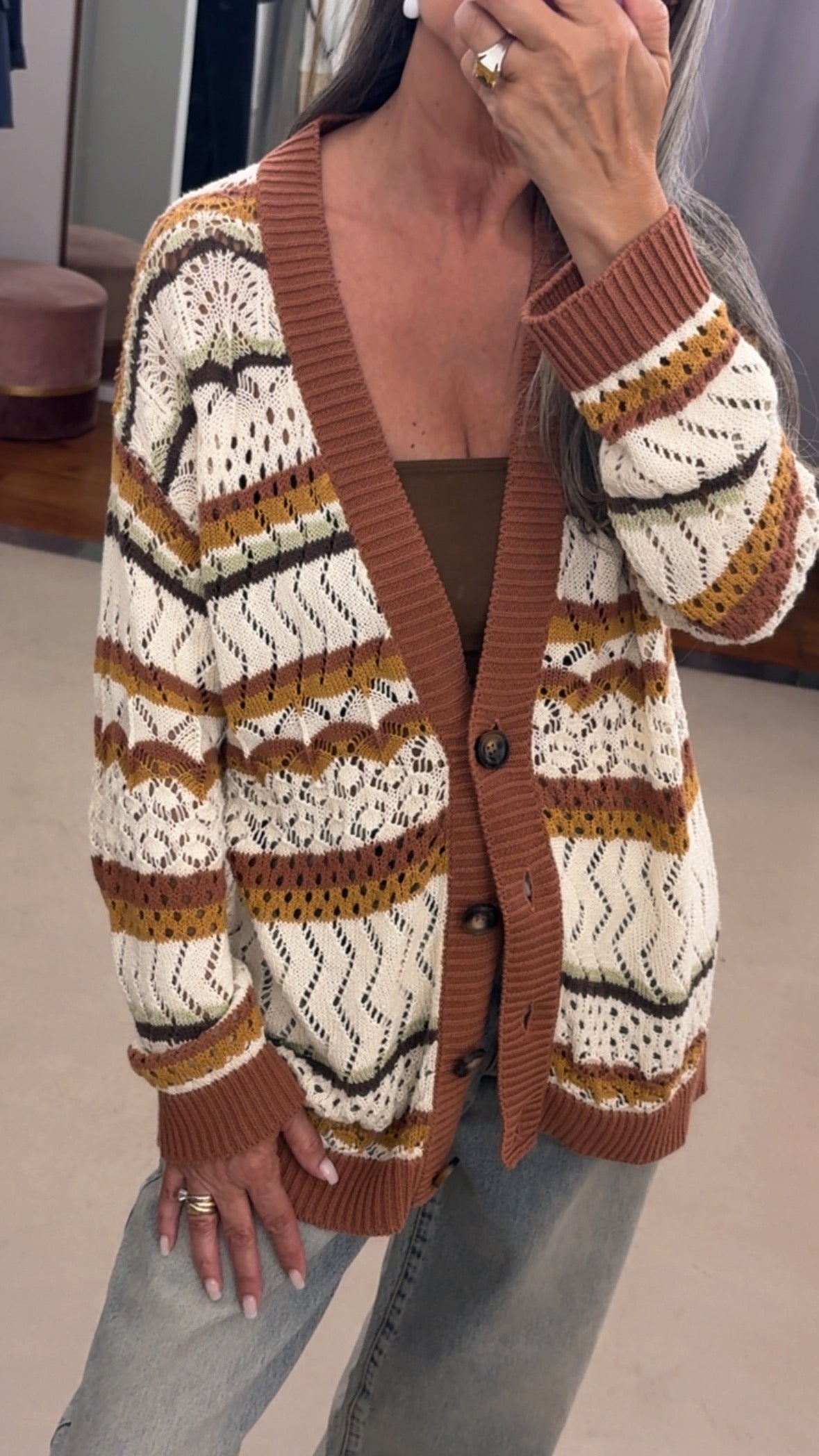 Cardigan Imperial multicolore