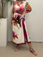 Gonna pareo lunga fantasia orchidea Haveone Q280