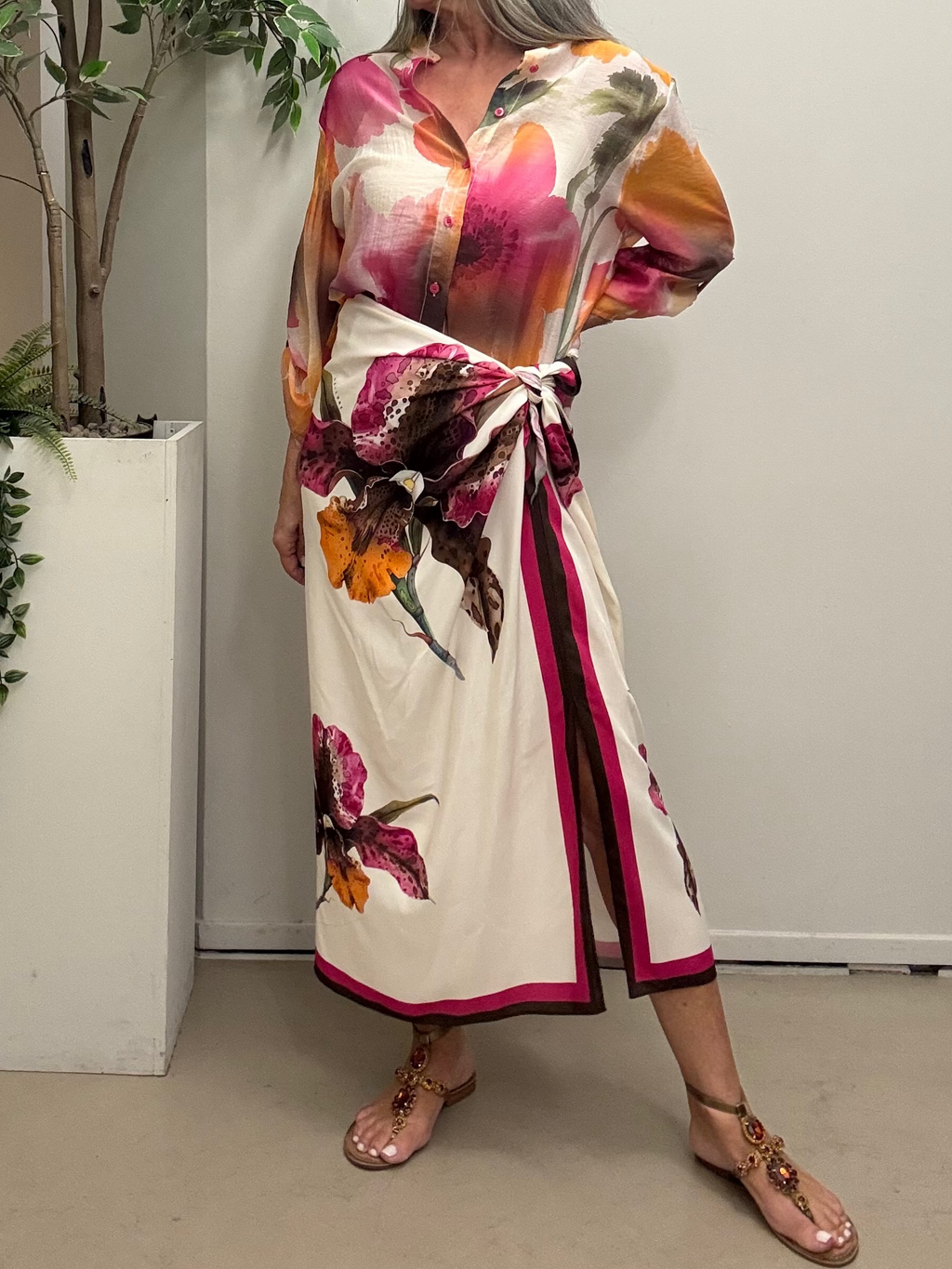 Camicia scatola fiore  Haveone Q503