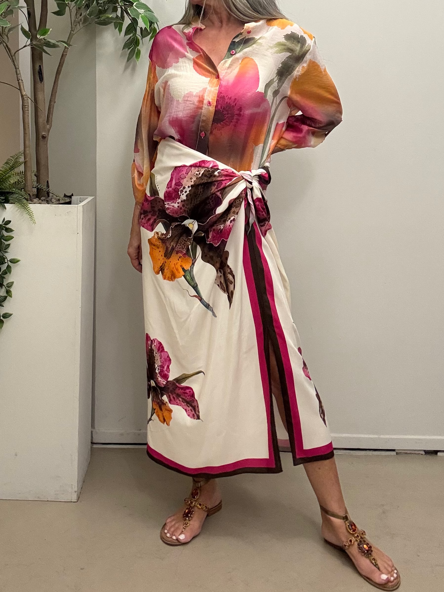 Camicia scatola fiore  Haveone Q503