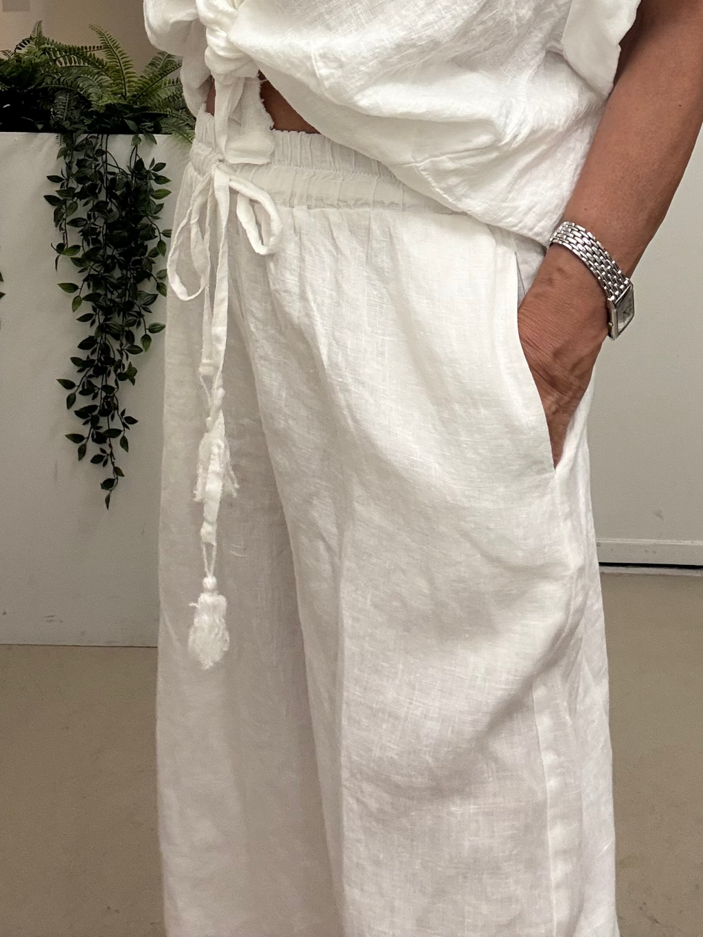 Camicia lino over Tensione in