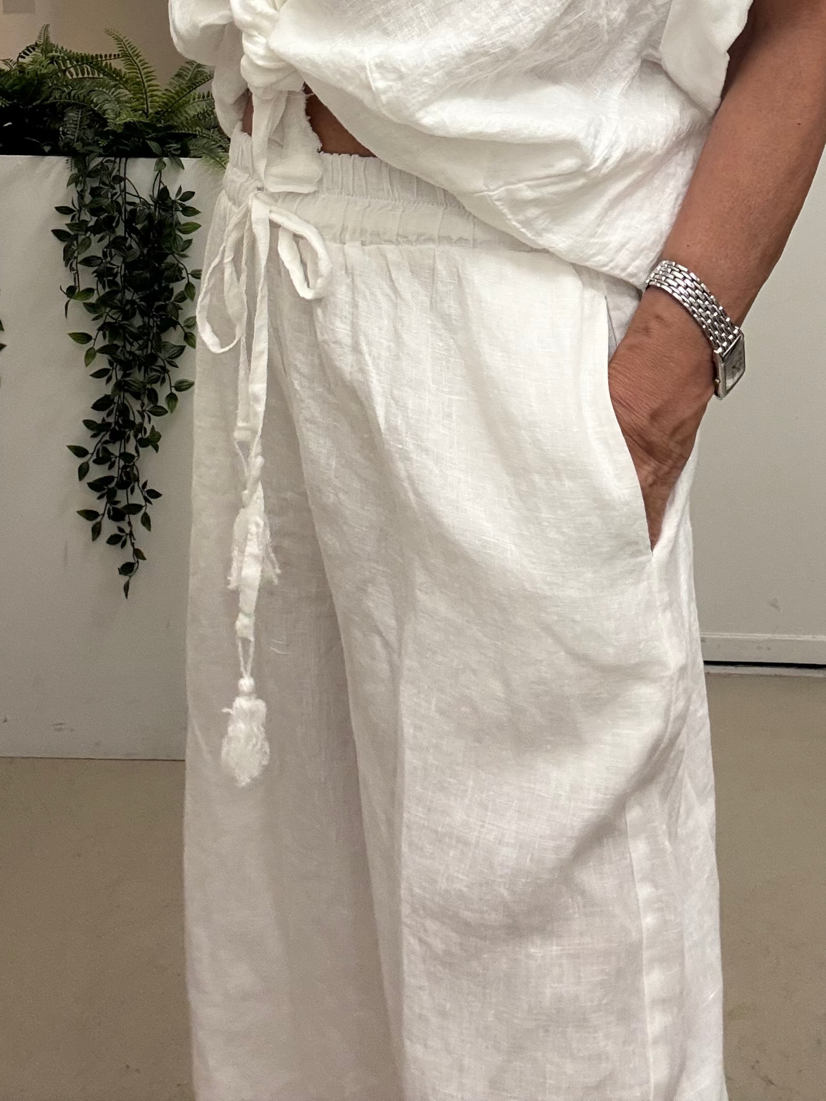 Camicia lino over Tensione in