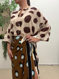 Camicia stampa a pois, 260444￼Tensione In