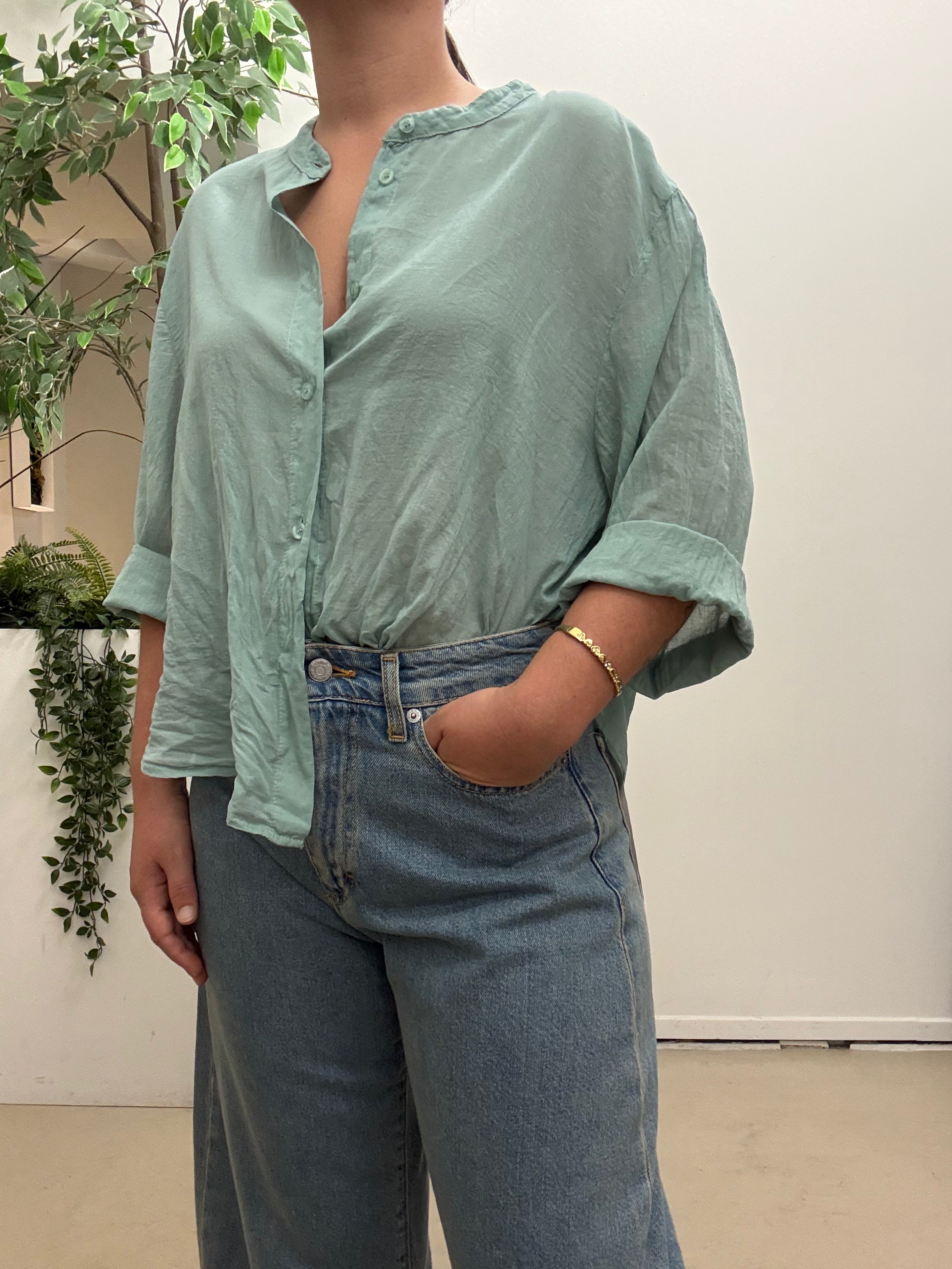 Camicia in mussola di cotone Tensione in 260330