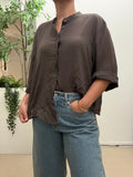 Camicia in mussola di cotone Tensione in