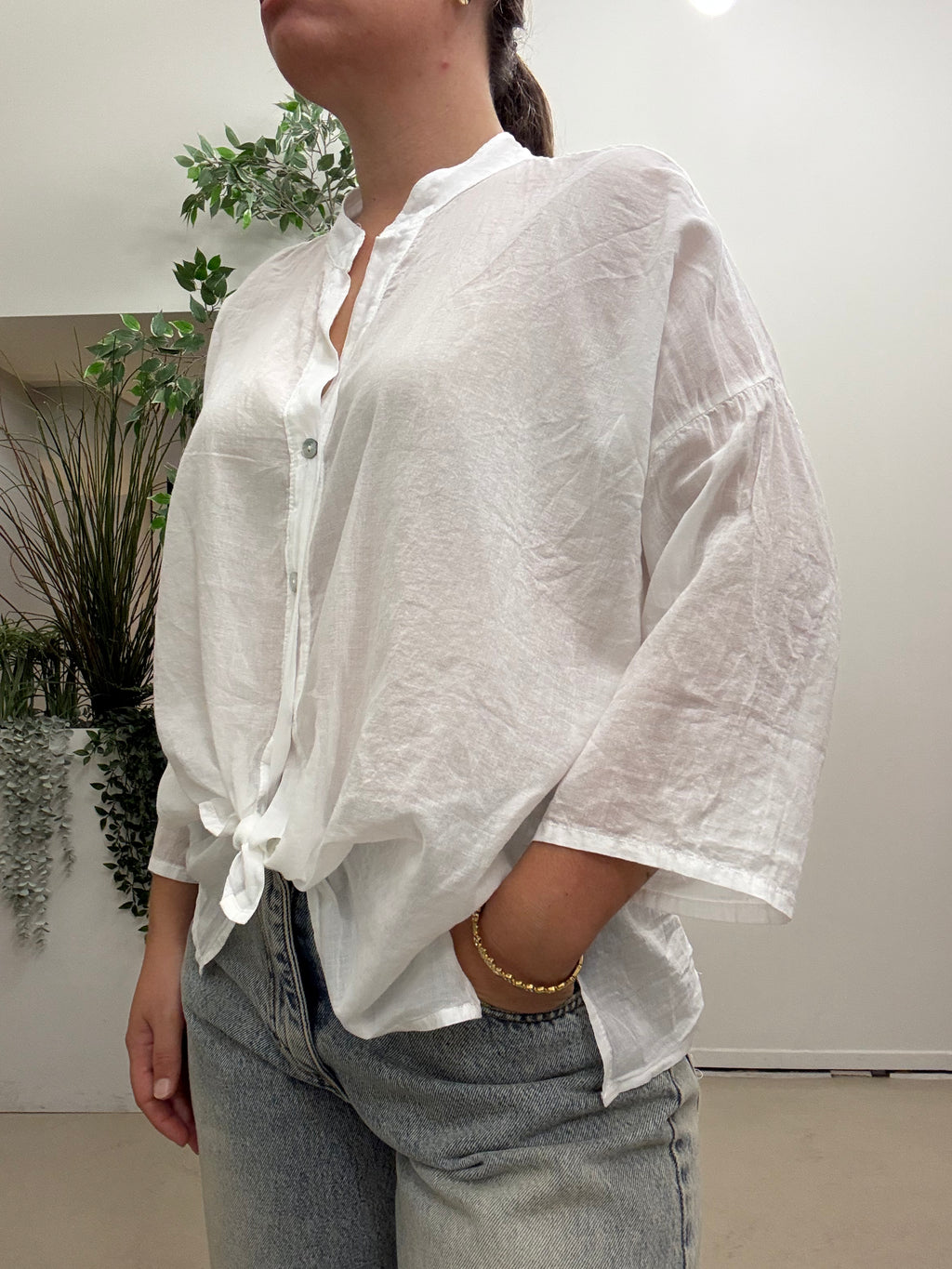 Camicia in mussola Have One Q516