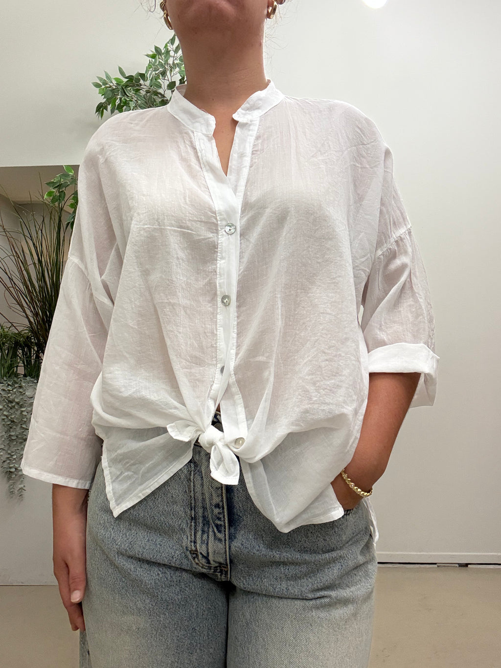 Camicia in mussola Have One Q516
