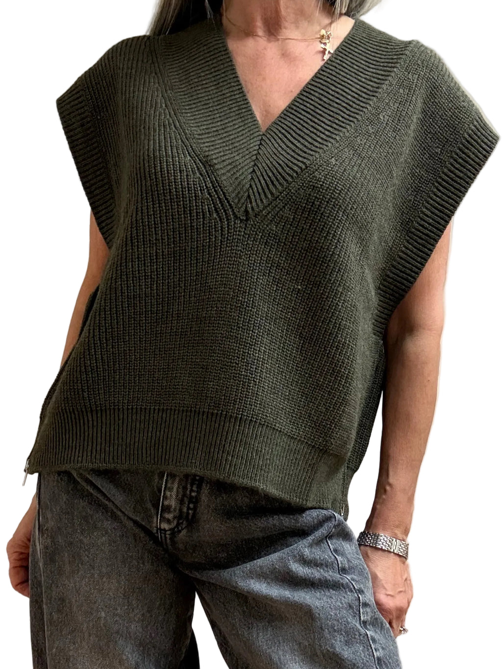 GILET IN MAGLIA 7214 VICOLO