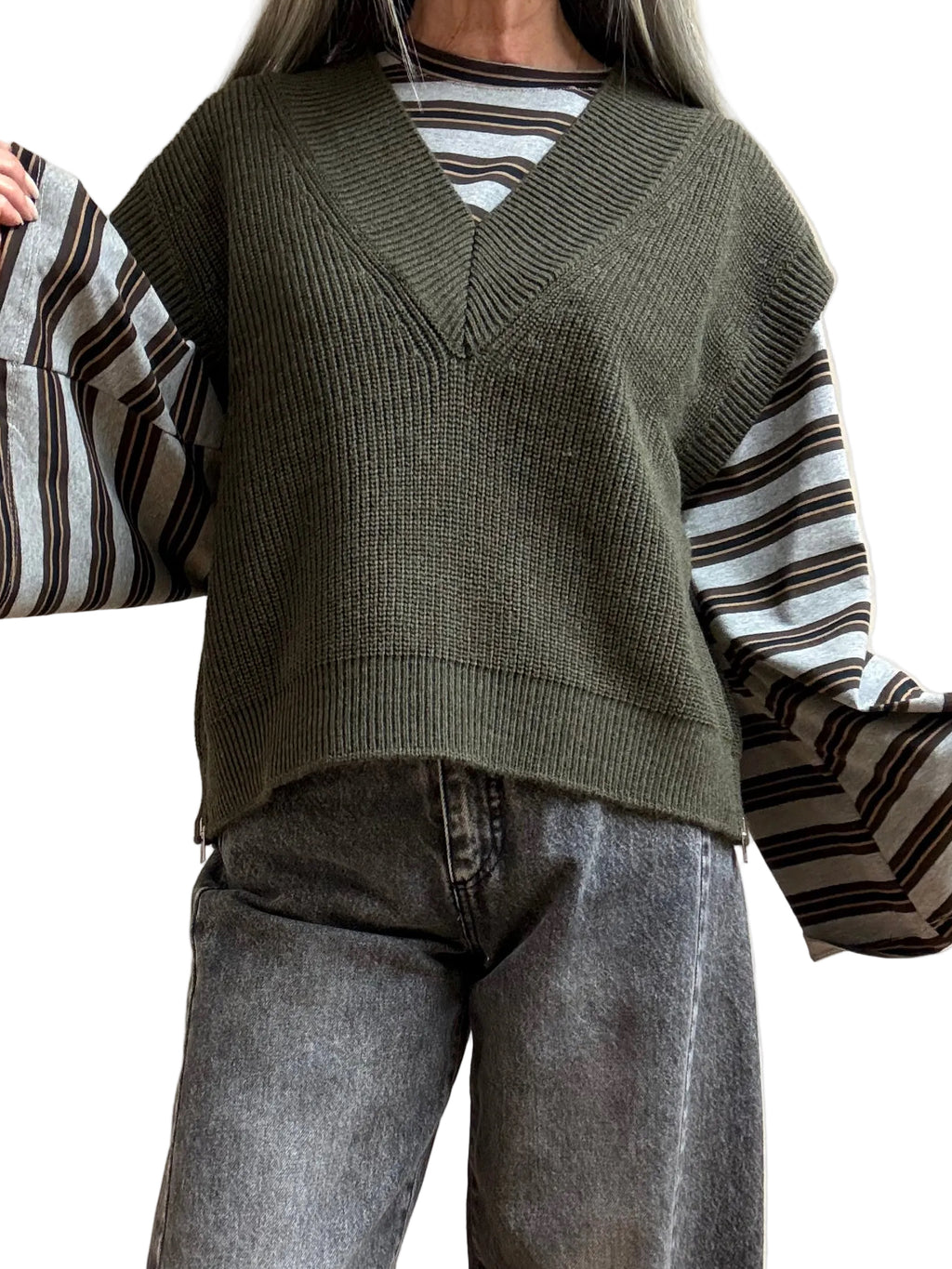 GILET IN MAGLIA 7214 VICOLO