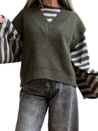 GILET IN MAGLIA 7214 VICOLO