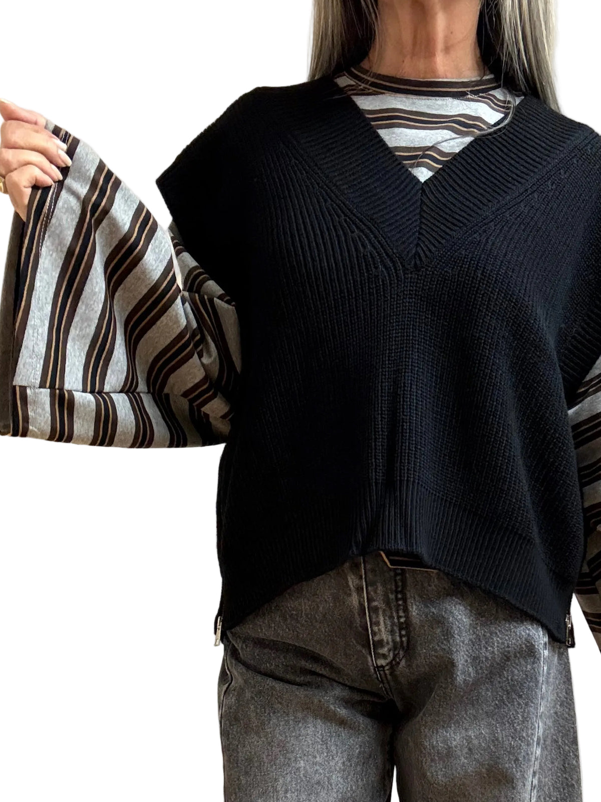GILET IN MAGLIA 7214 VICOLO