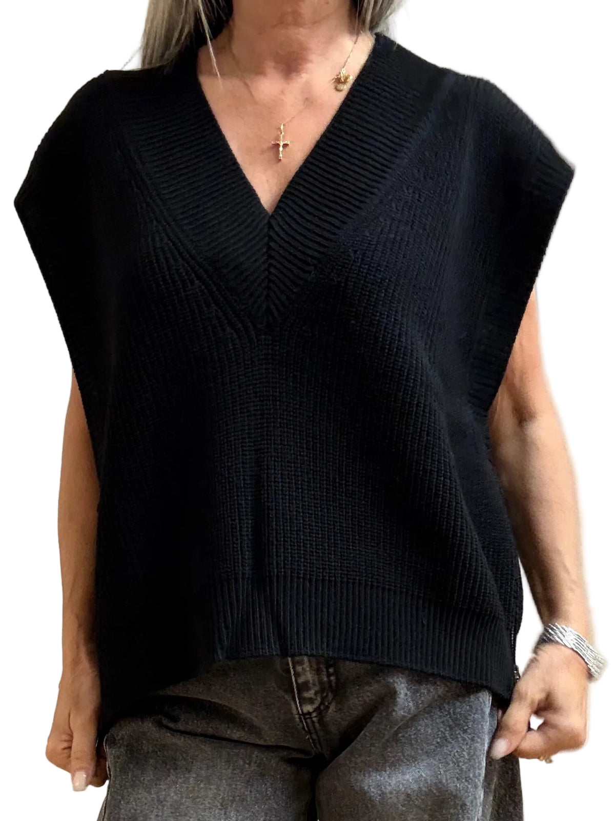GILET IN MAGLIA 7214 VICOLO