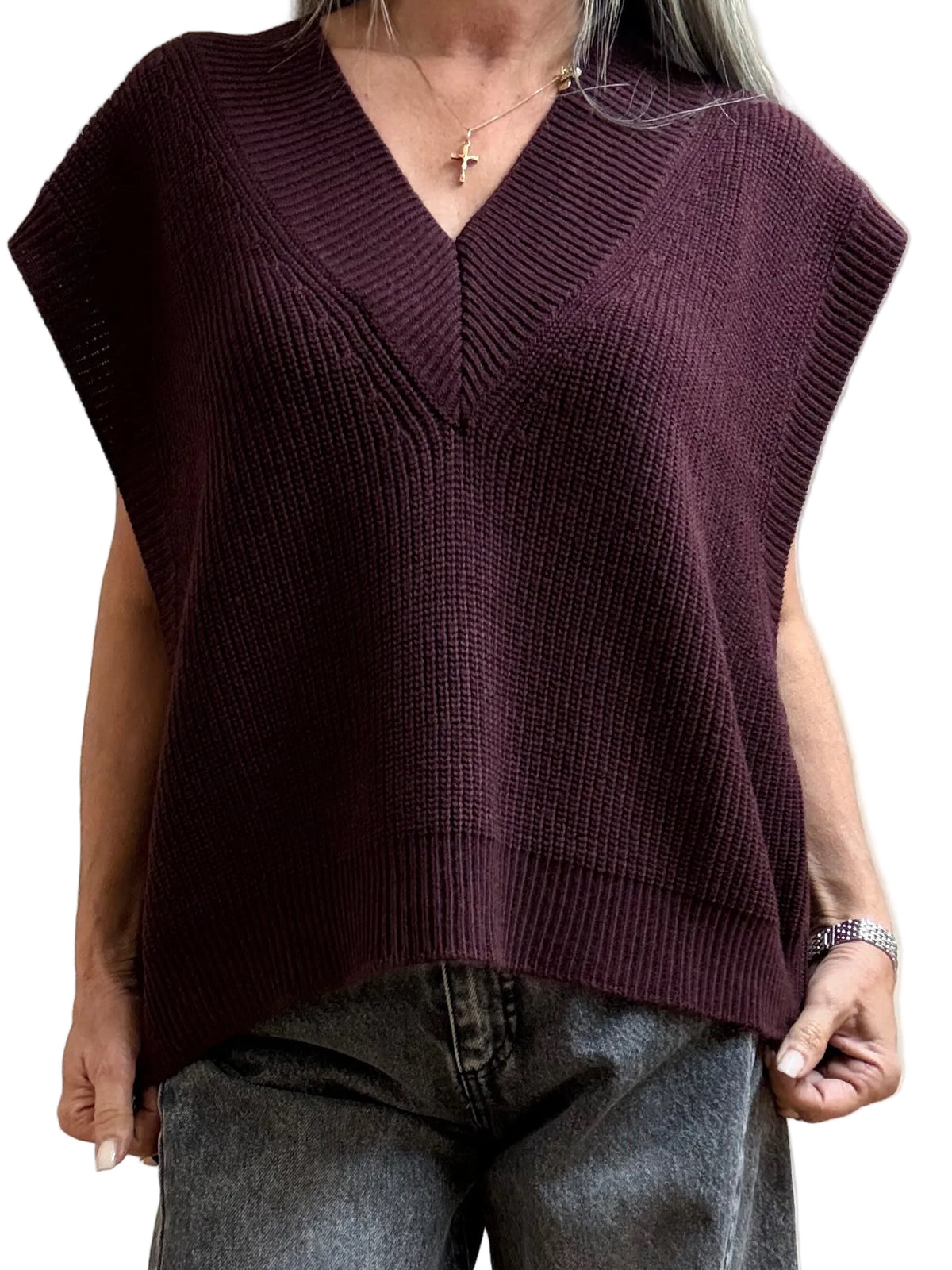 GILET IN MAGLIA 7214 VICOLO