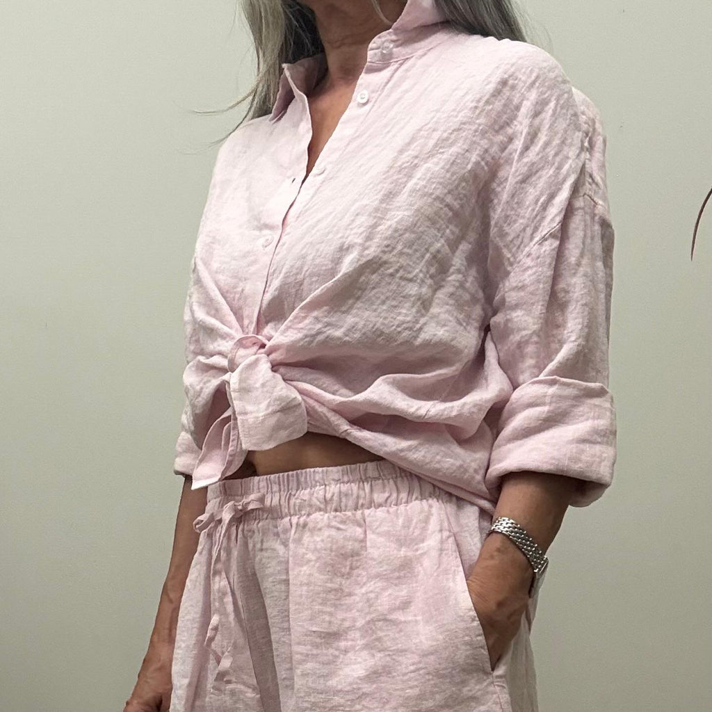 Camicia lino Tensione in
